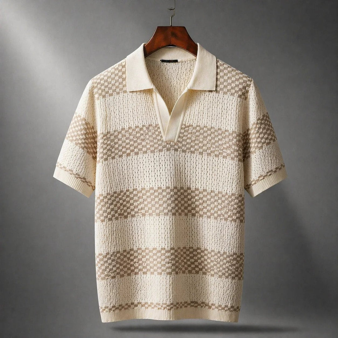 TEXTURED STRIPED SHIRT FOR MEN