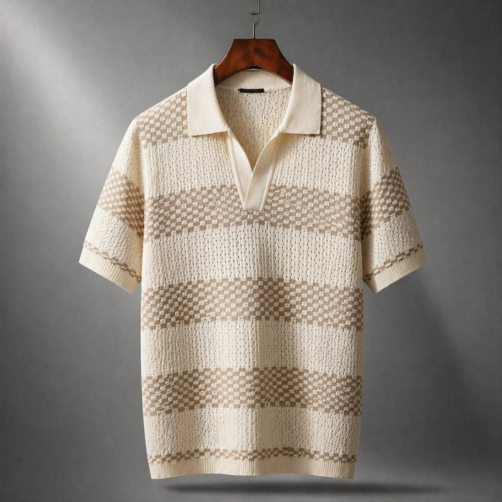TEXTURED STRIPED SHIRT FOR MEN