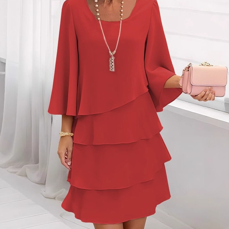 BEAUMONT NICE | ROBE COL CARRÉ POUR FEMME