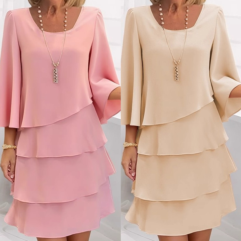 BEAUMONT NICE | ROBE COL CARRÉ POUR FEMME