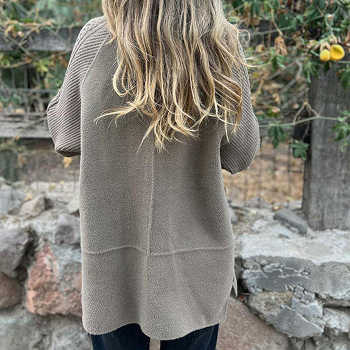BEAUMONT NICE | MANTEAU LONG À MANCHES CONTRASTÉES POUR FEMMES