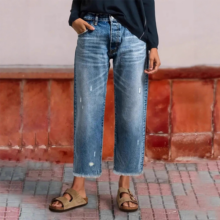 BEAUMONT NICE | JEANS À JAMBES DROITES POUR FEMMES