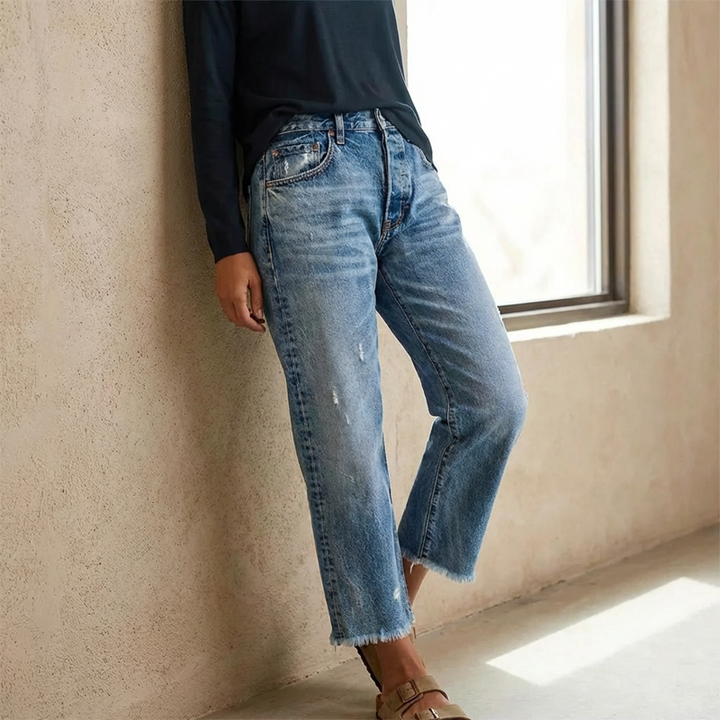 BEAUMONT NICE | JEANS À JAMBES DROITES POUR FEMMES