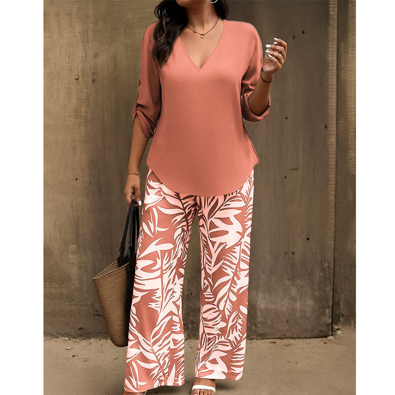 BEAUMONT NICE | ENSEMBLE DEUX PIÈCES À MOTIFS POUR FEMMES