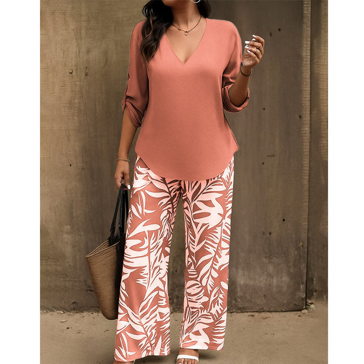 BEAUMONT NICE | ENSEMBLE DEUX PIÈCES À MOTIFS POUR FEMMES