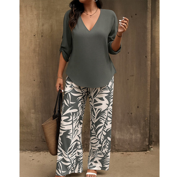 BEAUMONT NICE | ENSEMBLE DEUX PIÈCES À MOTIFS POUR FEMMES