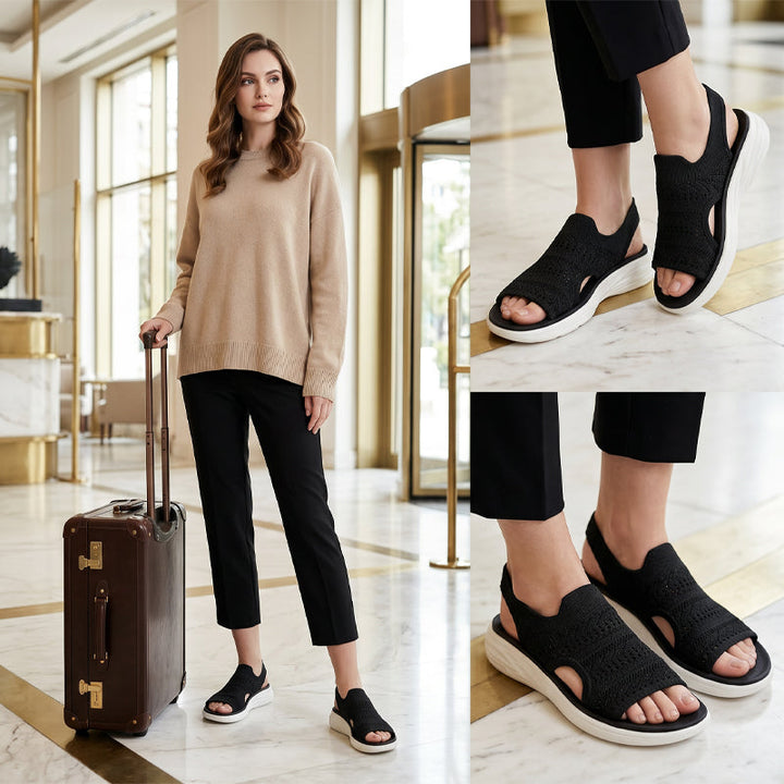 BEAUMONT NICE | SANDALES PLATEFORMES AIRÉES POUR FEMMES