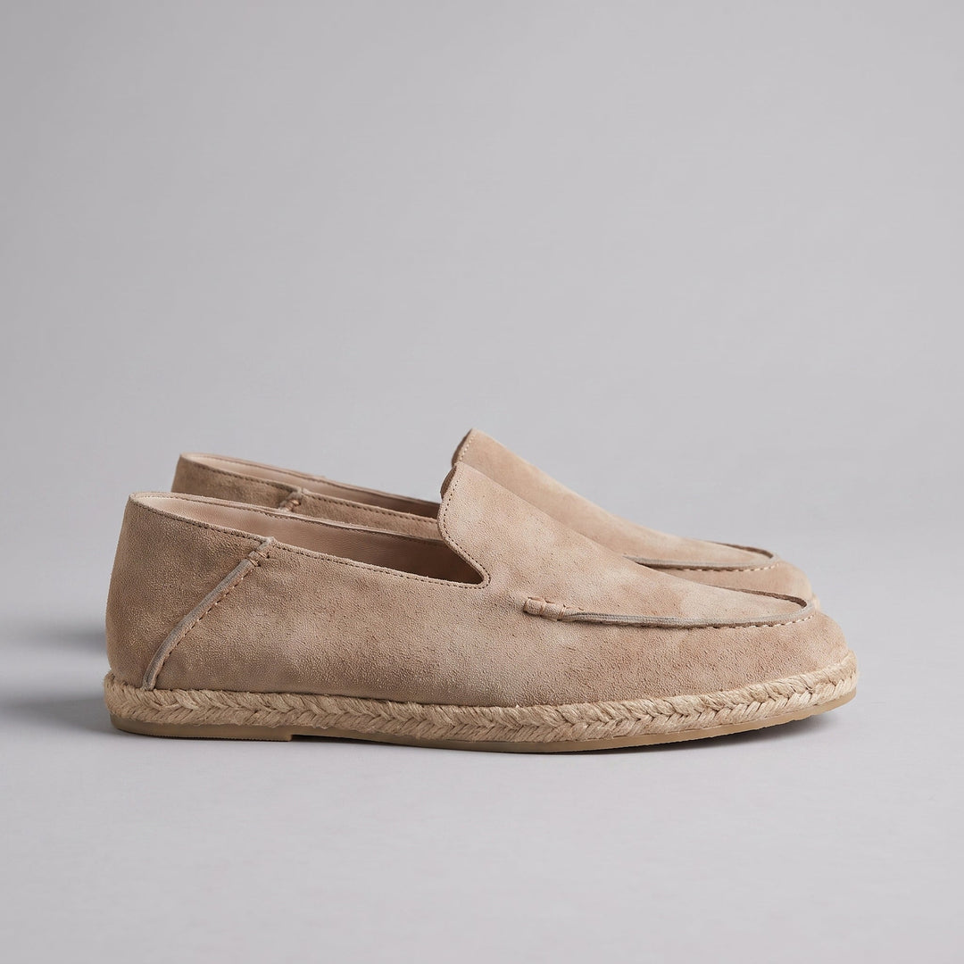SUEDE ESPADRILLE LOAFERS FOR MEN