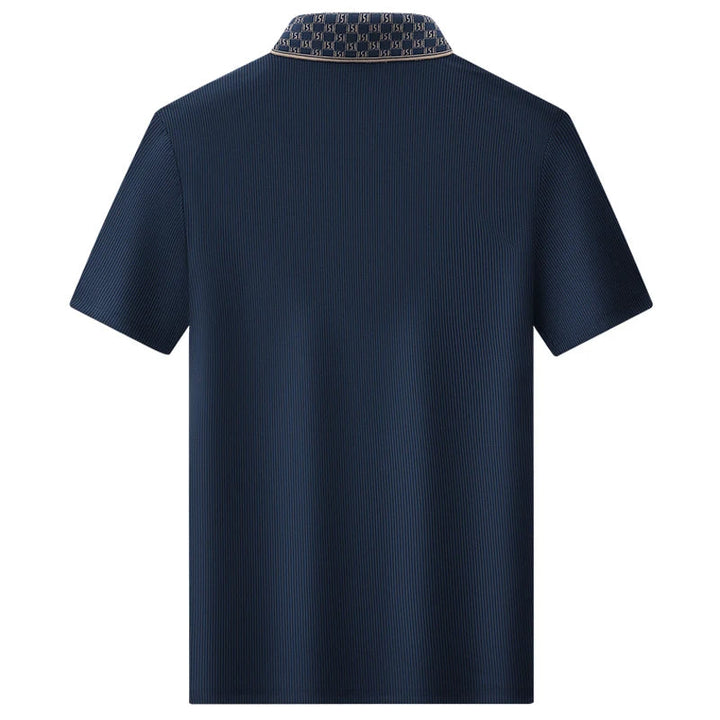 PATTERNED COLLAR POLO FOR MEN