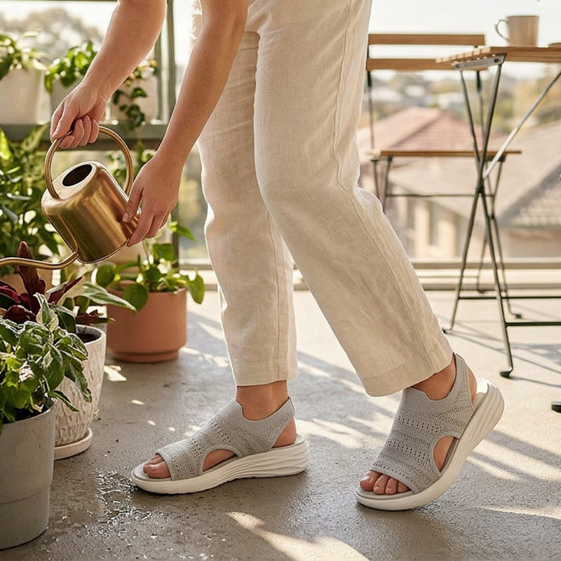 BEAUMONT NICE | SANDALES PLATEFORMES AIRÉES POUR FEMMES