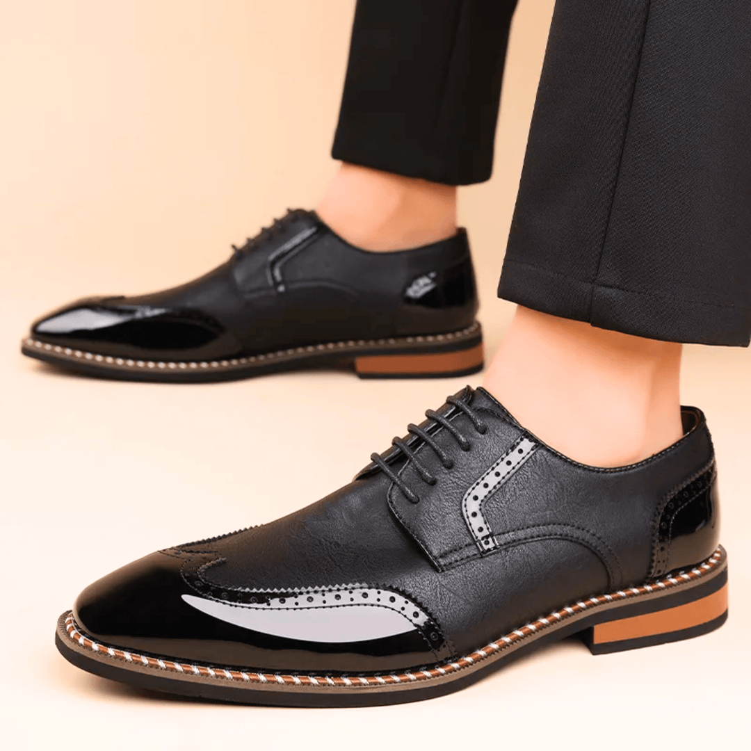 TWO TONE OXFORD SHOES FOR MEN