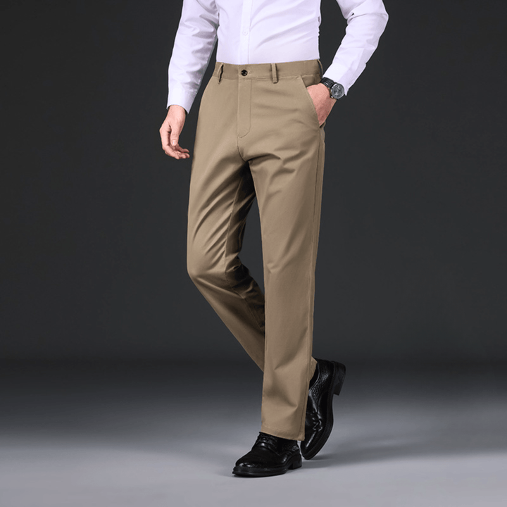 STRAIGHT WINTER TROUSERS FOR MEN