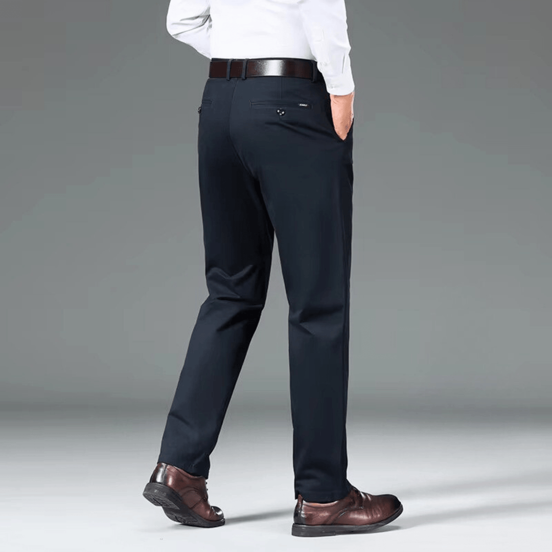 STRAIGHT WINTER TROUSERS FOR MEN
