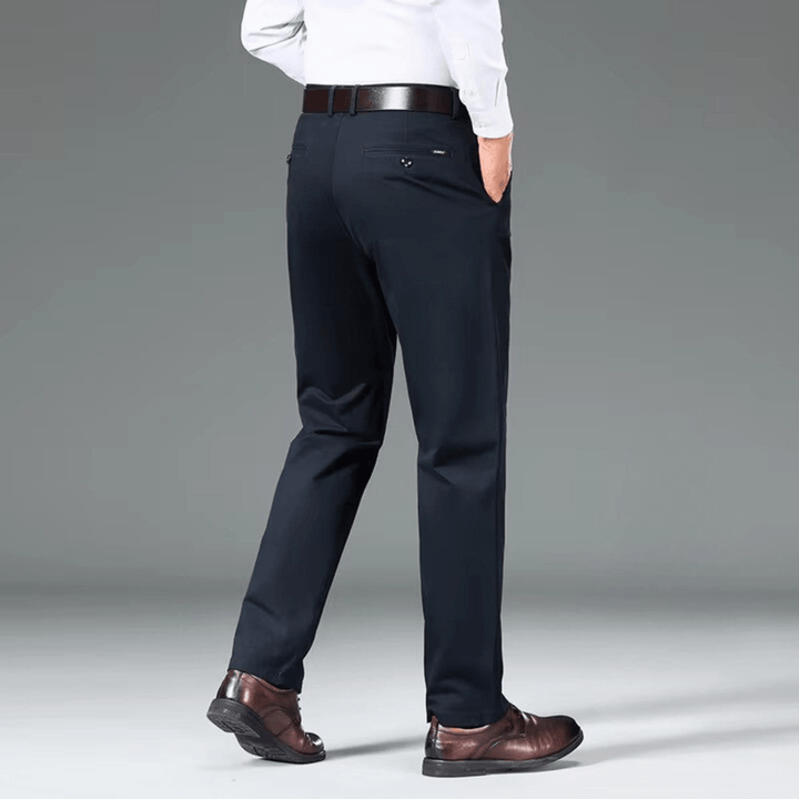 STRAIGHT WINTER TROUSERS FOR MEN