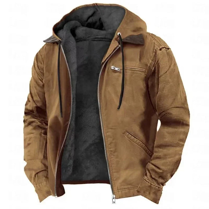FLEECE LINED JACKET FOR MEN