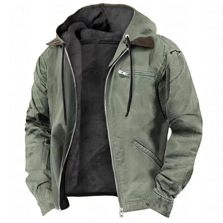 FLEECE LINED JACKET FOR MEN