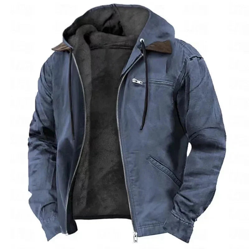 FLEECE LINED JACKET FOR MEN